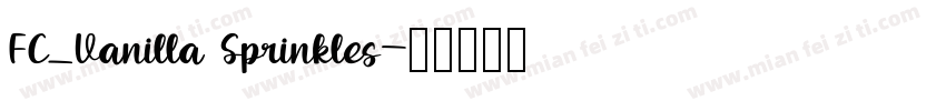 FC_Vanilla Sprinkles字体转换